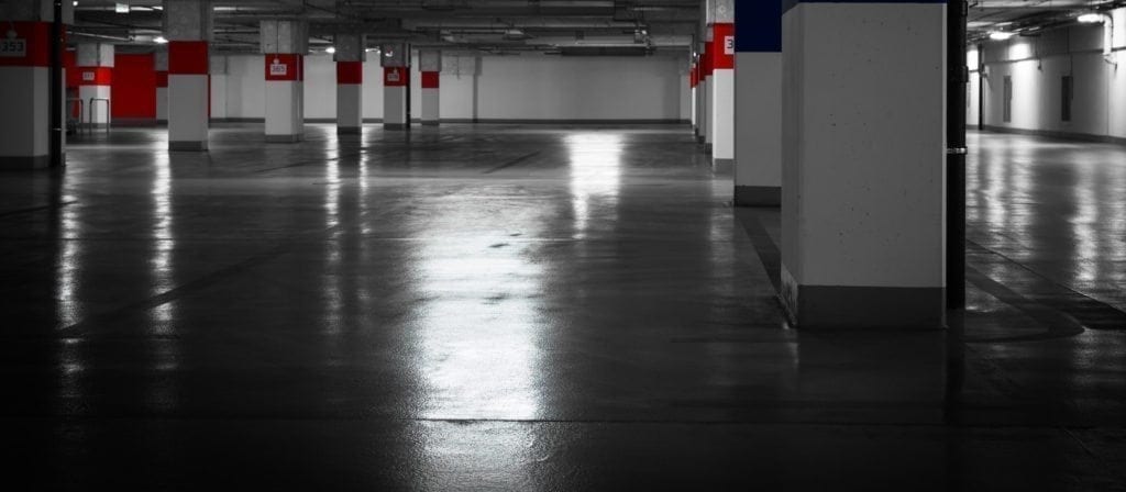 parking garage cleaning